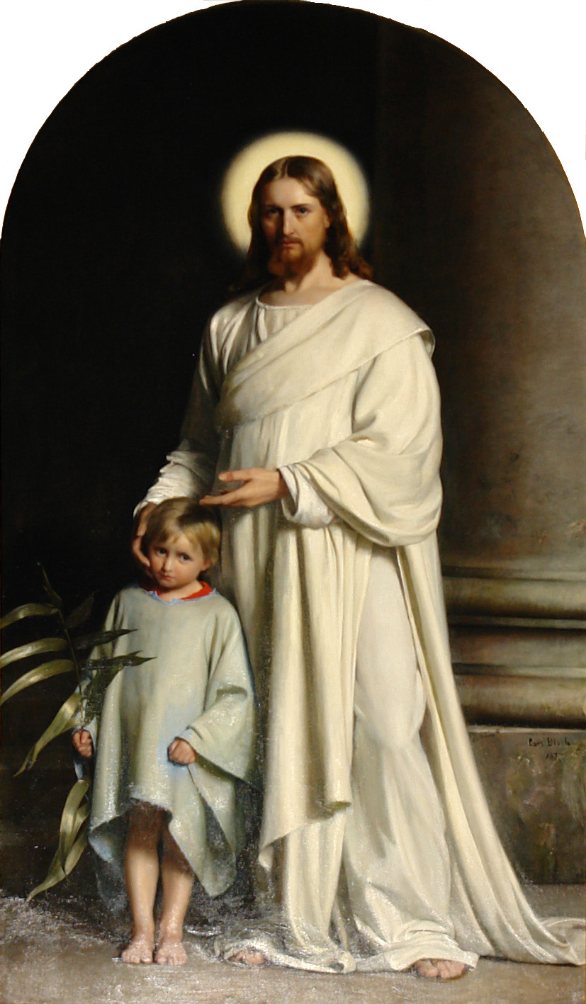 christ and child[
